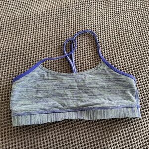 lululemon athletica Purple and Gray Sports Bra